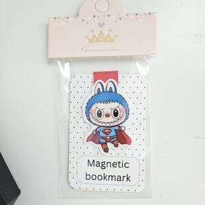 Superhero Bunny Magnetic Bookmark